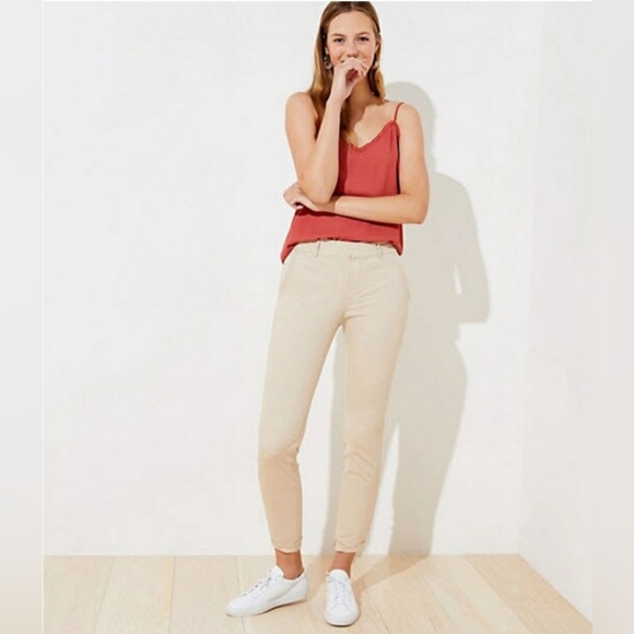 Loft Petite Girlfriend Chinos Size 00P - Picture 5 of 6